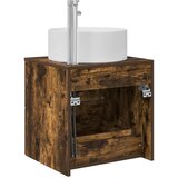  Umivaonik s policom Dimljeni hrast 49,5 x 44,5 x 65,5 cm | shoptok.hr