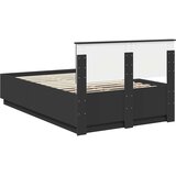  Krevetna konstrukcija Crna 120 x 190 cm Konstruirano drvo | Eponuda.com