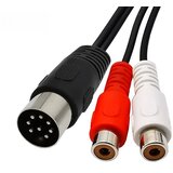 Audio kabal DIN8 na 2xRCA 1m | Eponuda.ba