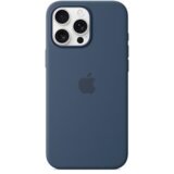 Apple original ovitek Silicon case za iPhone 16 Pro Max - MagSafe - temno moder - MYYU3ZM/A | Shoptok.si