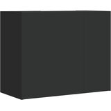  Zidni ormarić crni 75 x 35 x 60 cm od konstruiranog drva | shoptok.hr