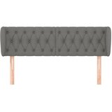  Uzglavlje s ušima tamnosivo 147x23x78/88 cm od tkanine | Eponuda.com