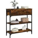  Konzolni stol boja hrasta 72 5 x 25 x 75 cm konstruirano drvo | shoptok.hr