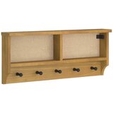  Zidna vješalica za kapute SANDNES 87x12x35 cm puno drvo bor | Eponuda.ba