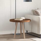 Gornji dio stola Tamno smeđa Ø 60 x 4 cm Čvrsto Hrastovo Drvo | shoptok.hr