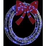 vidaXL Vijenac S LED lampica Plava 75 cm Akril | shoptok.hr