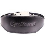 GymBeam fitnes pojas Full Leather Black