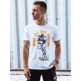 DStreet T-shirt męski z nadrukiem biały Cijene
