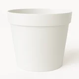 Saksija Melrose fi50/ sa prstenom/ bela boja