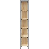  Regal za knjige sa 6 razina boja hrasta 76 x 32 x 192 cm drveni | Eponuda.ba