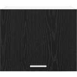 vidaXL Viseča omarica s polico Riga Črni hrast in bela 50 x 31 x 40 cm | Shoptok.si