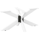  Noga klub stolića u obliku pauka bijela 98x58x(42-43) cm čelik - Bijela 98 x 58 x (42-43) cm 1 | shoptok.hr