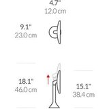 simplehuman Kozmetično povečevalno ogledalo z lučjo ø 20 cm Sensor – | Shoptok.si