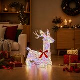  3D Božićni irvas LOVIISA 140 LED lampica Višebojno | shoptok.hr