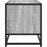 vidaXL TV omarica siva sonoma 80x34,5x40 cm inženirski les in kovina, (21606637) | Shoptok.si