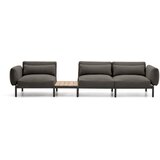 Kave Home Temno siv oblazinjen vrtni kavč Sorells – | Shoptok.si