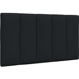 vidaXL Vzglavna stranica črna 80 cm blago Cene
