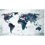  Tapeta - World map on the wall 450x270 | shoptok.hr