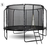 SKYFLYER trampolin črni – 366 cm | Shoptok.si