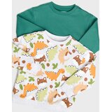 Sinsay Pamučne crewneck majice s motivom životinja 2 pack | shoptok.hr