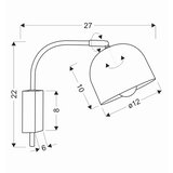 Lesnina XXXL STENSKA SVETILKA 40 W 230 V E27 | Shoptok.si