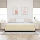  s opruga kutije Krema 200 x 200 cm tkanina | shoptok.hr