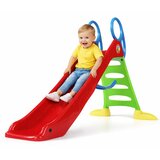 Veliki vrtni tobogan za djecu (200 cm) - crveno/zeleni | shoptok.hr