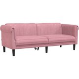  3-dijelni set sofa ružičasti baršunasti | shoptok.hr