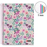  Kolegij blok Miquelrius A4 70g 120L spiralni crte Lifestyle Magic Unicorn MR4463 | shoptok.hr