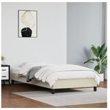  Posteljni okvir krem 100x200 cm umetno usnje | Shoptok.si