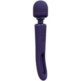 VIVE Kiku Rechargeable Double Ended Wand with Innovative G-Spot Flapping Stimulator Purple | Shoptok.si
