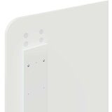  Uzglavlje s uzglavljem Sjajno bijelo 90 cm Konstruirano drvo | shoptok.hr