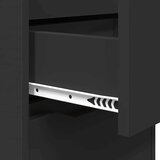  Noćni ormarić Crna 40 x 30 x 467 cm Konstruirano drvo | shoptok.hr