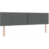  Uzglavlje Tamno siva 180 cm tkanina | shoptok.hr