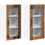  Zidni kuhinjski ormarić Zidne 2 pcs Staro drvo 40 x 31 x 80 cm | shoptok.hr