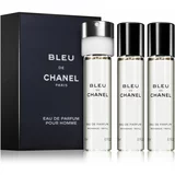 Chanel bleu de 3x 20 ml parfemska voda punilo 60 ml za muškarce