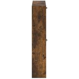  Ormar za cipele na zidu HAARLEM 71 x 17 x 86 cm Dimljeni hrast - Dimljeni hrast | shoptok.hr