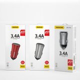  Avtopolnilec 2x USB 3.4A Ohišje iz aluminijeve zlitine | Shoptok.si