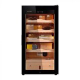 Raching Humidor, spanska kedrovina, 600 kom, crni | ePonuda.com