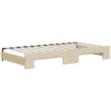  Dnevni krevet na razvlačenje s ladicama krem 100x200 cm tkanina | shoptok.hr