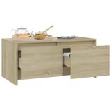 Stolić za kavu boja hrasta 90 x 50 x 41,5 cm konstruirano drvo | shoptok.hr