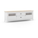Marckeric Bijela TV komoda od masivnog bora 180x59 cm Misti – | shoptok.hr