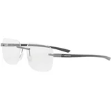 Entry Silver Square Eyeglasses - ONE SIZE (56)