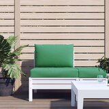  Jastuci za sofu od paleta 2 kom zeleni od tkanine | shoptok.hr