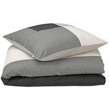 SCHÖNER WOHNEN posteljnina sw-art 140/200 cm saten svetlo siva, bela, črna, siva | Shoptok.si