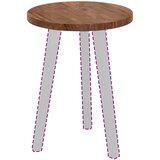  Gornji dio stola Svijetlosmeđa Ø 40 x 2,5 cm | shoptok.hr