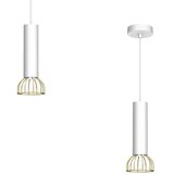  Luster na sajli DANTE 1xGU10/25W/230V bela/zlatna | Eponuda.com
