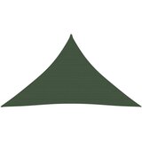 vidaXL Jedro za zaštitu od sunca 160 g/m² tamnozeleno 5 x 5 x 6 m HDPE | shoptok.hr