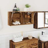  Kupaonski zidni ormarić staro drvo 80x25x40cm konstruirano drvo | shoptok.hr