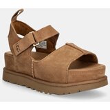 Ugg Sandali & Odprti čevlji Sandales Classic Ultra Mini daim souple Kostanjeva Cene